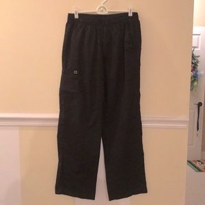 Black scrub pants medium petite